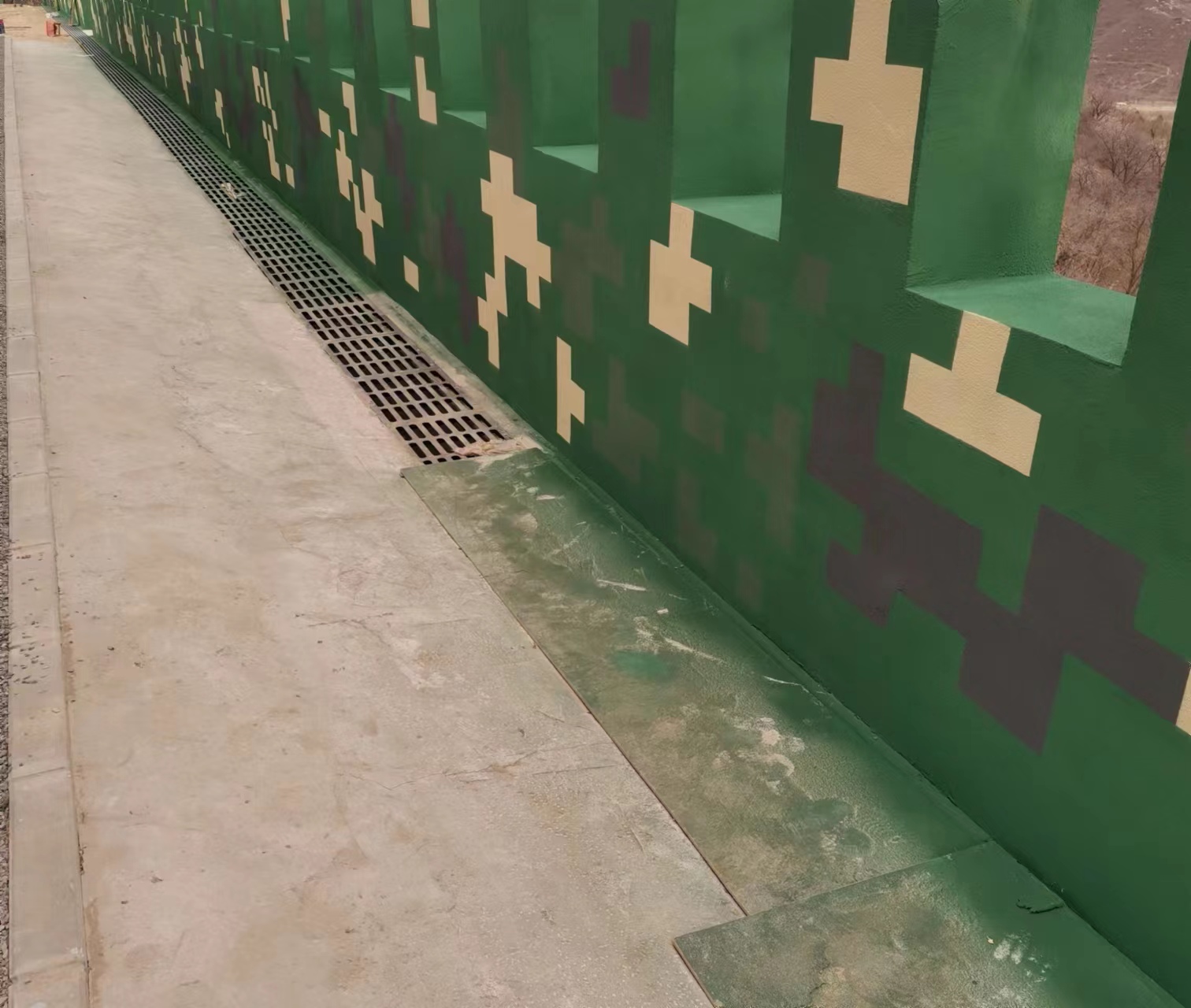 永川围墙迷彩喷涂,数迷彩漆